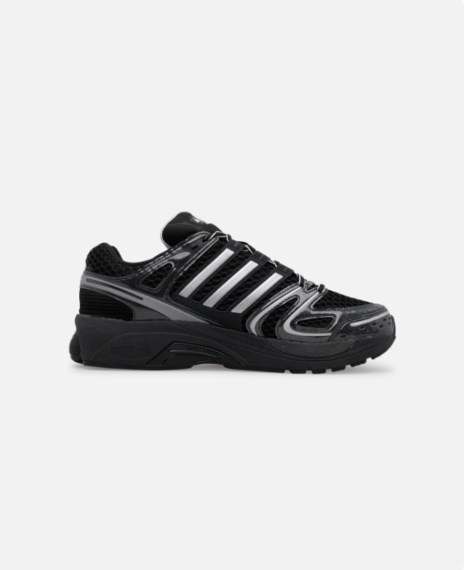 adidas Retro Mesh Sneakers – Black & Silver