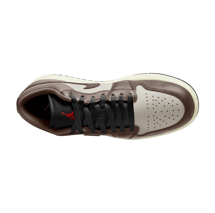Air Jordan Low-Top Sneakers – Brown & Cream with Black Sole