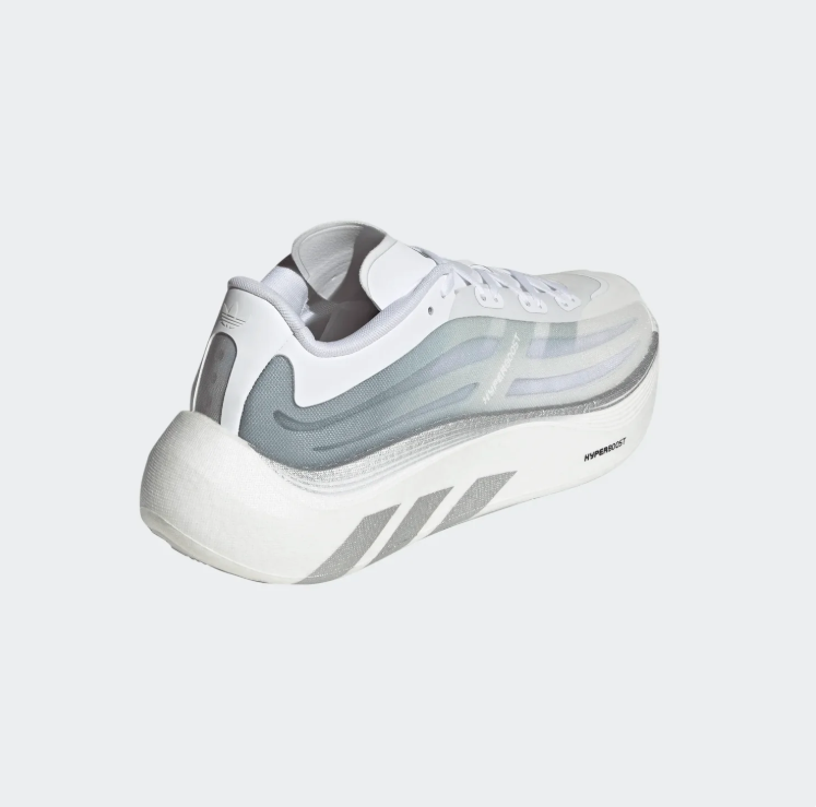 adidas Sculpted Thick-Sole Sneakers – White & Gray