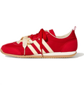 adidas Bow-Lace Low-Top Sneakers – Red & Cream