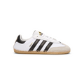 adidas Samba Low-Top Sneakers – White & Black with Woven-Look Sole