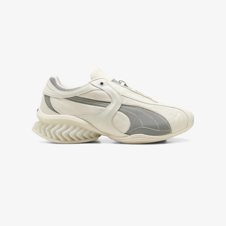 PUMA Sculpted-Heel Sneakers – Cream & Gray