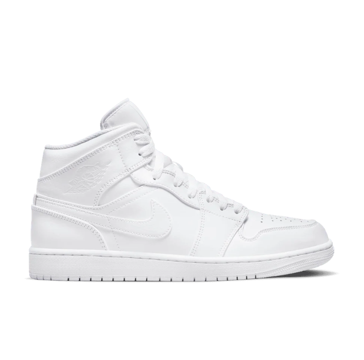 Air Jordan High-Top Sneakers – All White