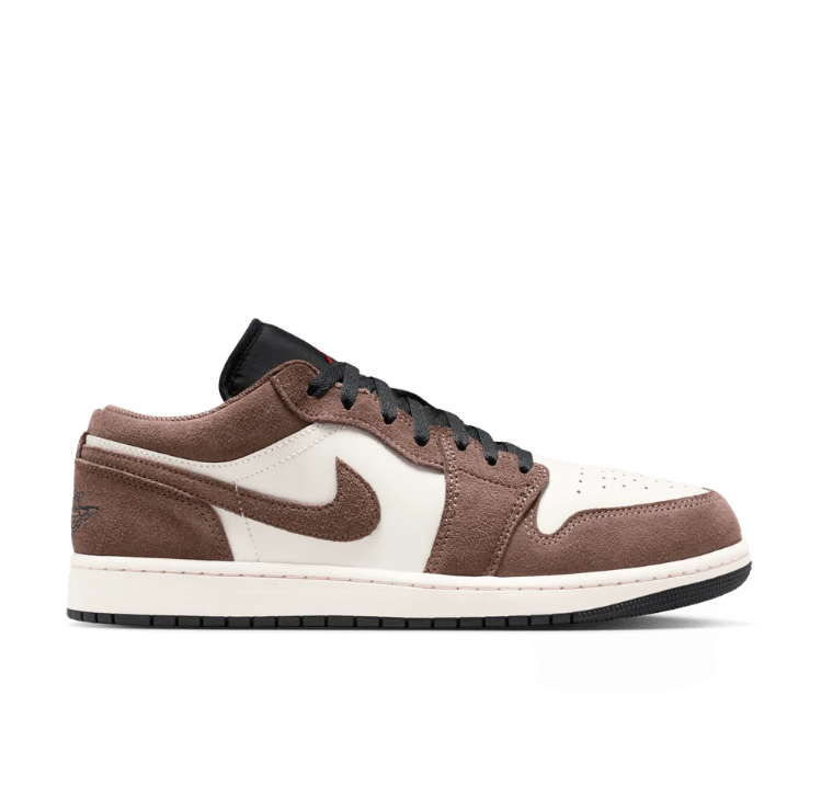 Air Jordan Low-Top Sneakers – Brown & Cream with Black Sole