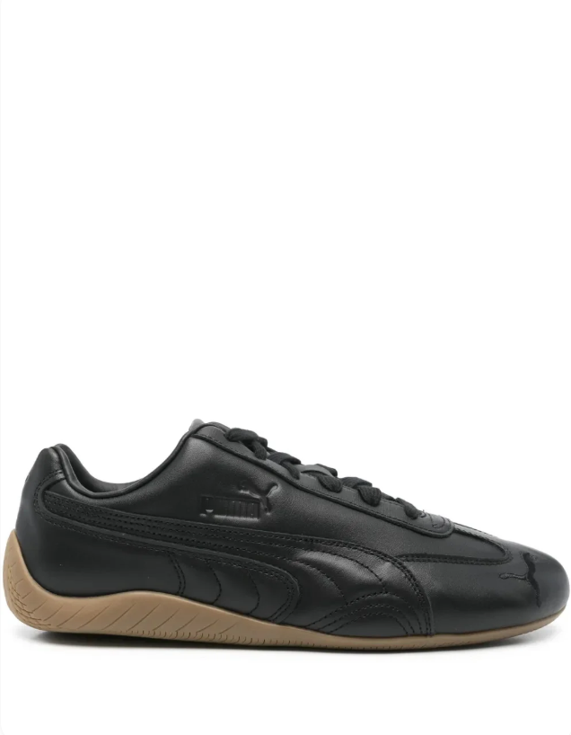 PUMA Low-Profile Sneakers – Black with Rubber Sole