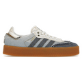 adidas Samba Denim-Look Sneakers – Blue Patchwork & Gum Sole