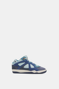 adidas Retro Mid-Top Sneakers – Navy & Light Blue