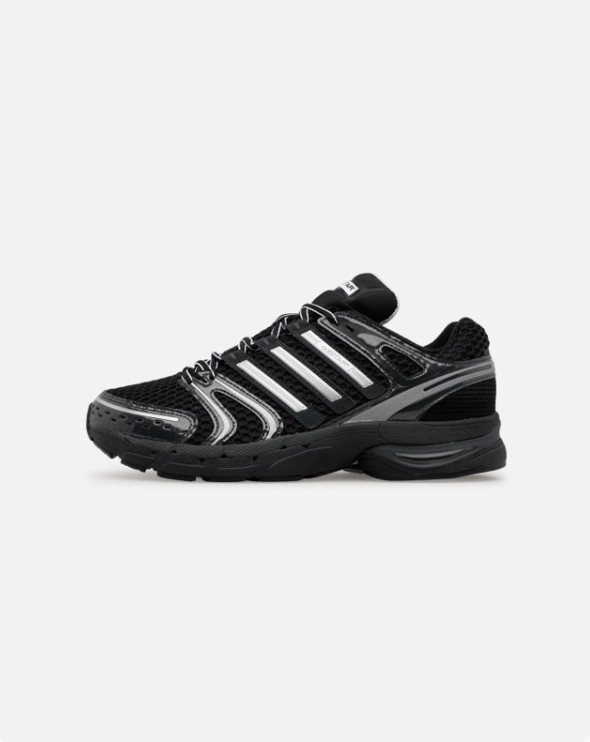 adidas Retro Mesh Sneakers – Black & Silver