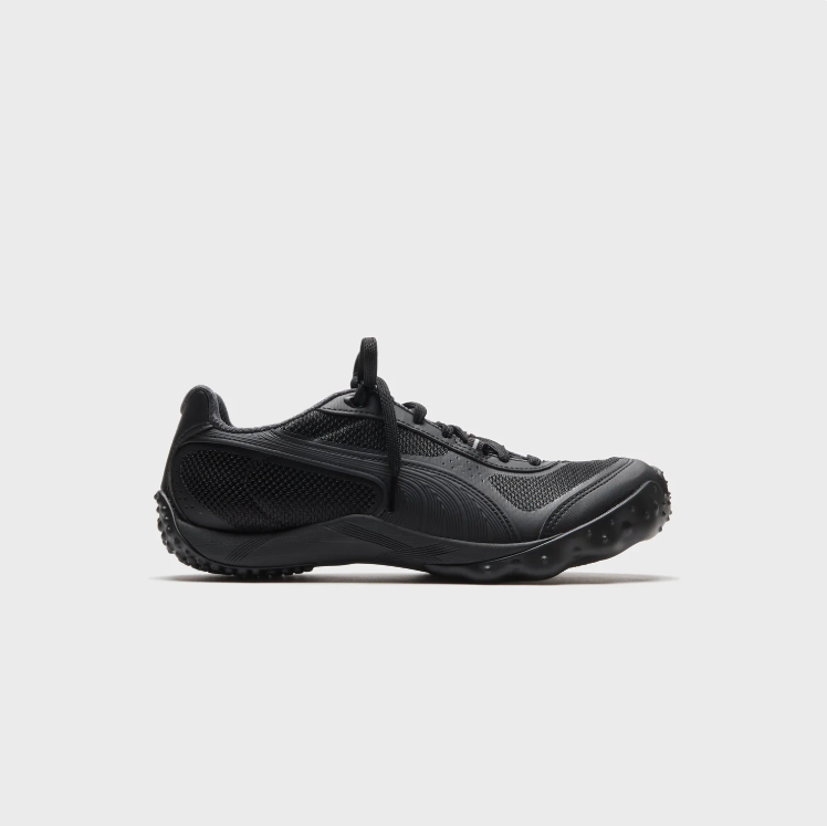 PUMA Textured-Sole Sneakers – All Black