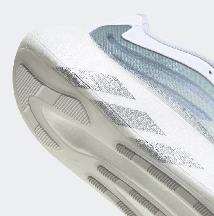 adidas Sculpted Thick-Sole Sneakers – White & Gray