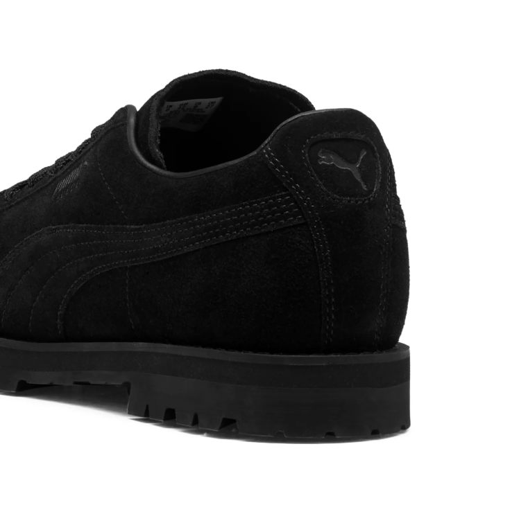 PUMA Lug-Sole Low-Top Sneakers – All Black