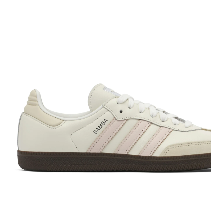 adidas Samba Low-Top Sneakers – Cream & Pale Pink