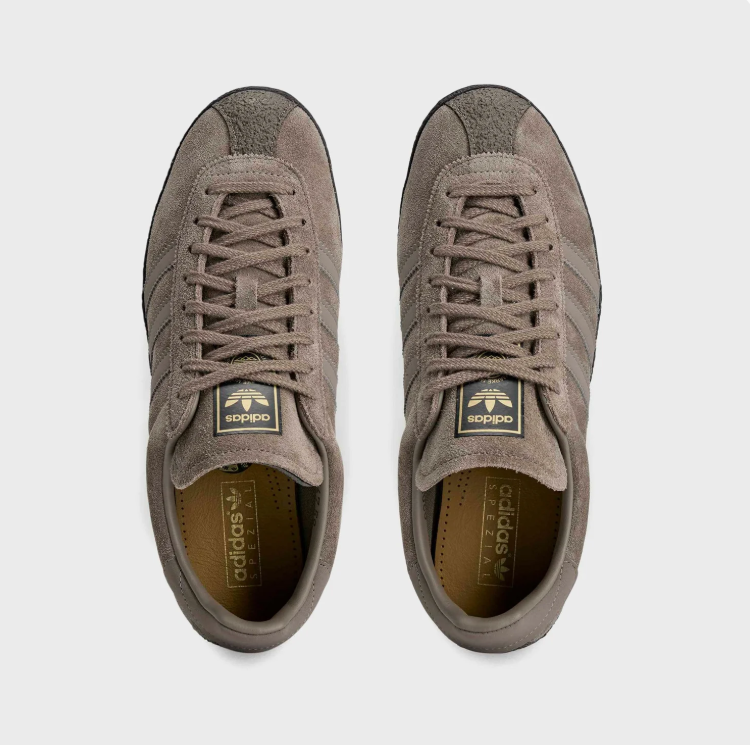 adidas Gazelle Low-Top Sneakers – Taupe & Black