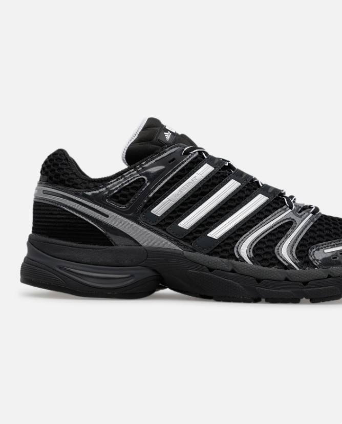 adidas Retro Mesh Sneakers – Black & Silver