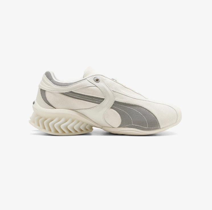PUMA Sculpted-Heel Sneakers – Cream & Gray
