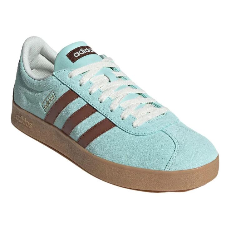 adidas Retro Low-Top Sneakers – Mint Blue & Brown