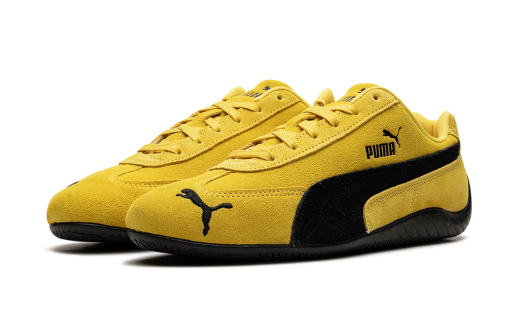 PUMA Low-Profile Sneakers – Yellow & Black