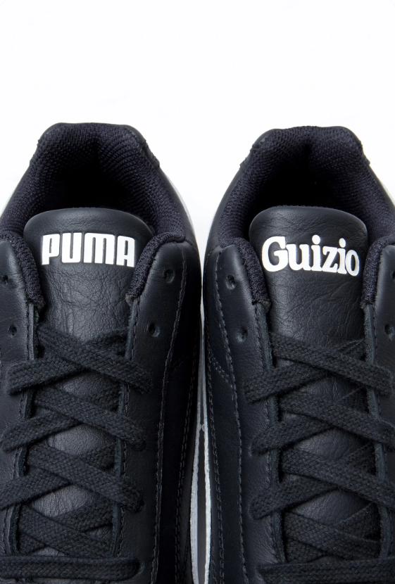 PUMA Low-Profile Sneakers – Black & White