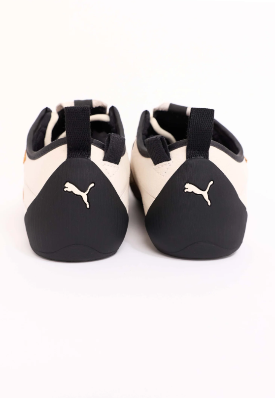 PUMA Low-Profile Sneakers – Cream & Textured Brown
