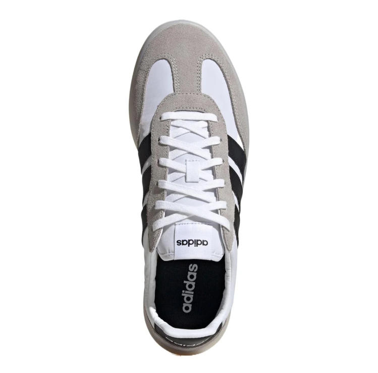adidas Retro Low-Top Sneakers – White, Gray & Black