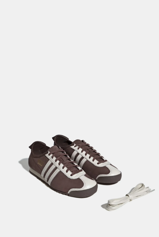 adidas Slim Retro Sneakers – Dark Brown & Cream