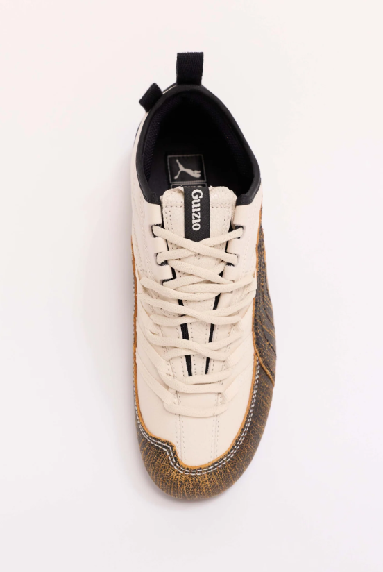 PUMA Low-Profile Sneakers – Cream & Textured Brown