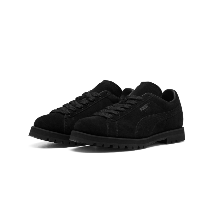 PUMA Lug-Sole Low-Top Sneakers – All Black