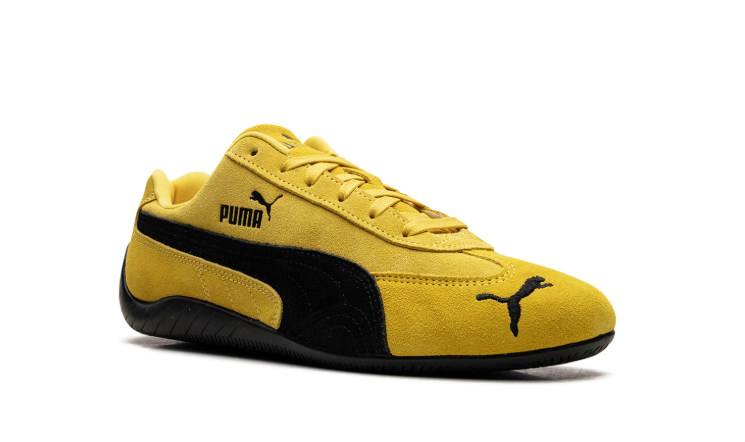 PUMA Low-Profile Sneakers – Yellow & Black