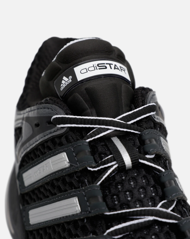 adidas Retro Mesh Sneakers – Black & Silver