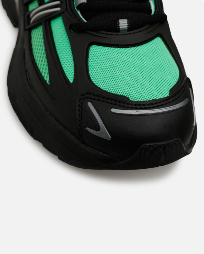adidas Chunky Mesh Sneakers – Black & Mint Green