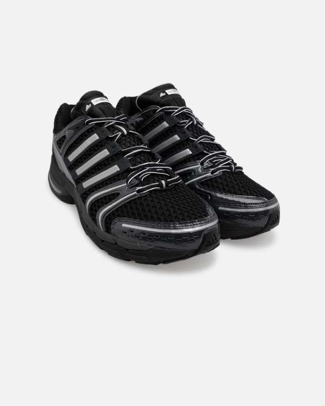 adidas Retro Mesh Sneakers – Black & Silver