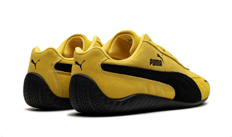 PUMA Low-Profile Sneakers – Yellow & Black
