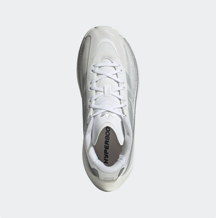 adidas Sculpted Thick-Sole Sneakers – White & Gray