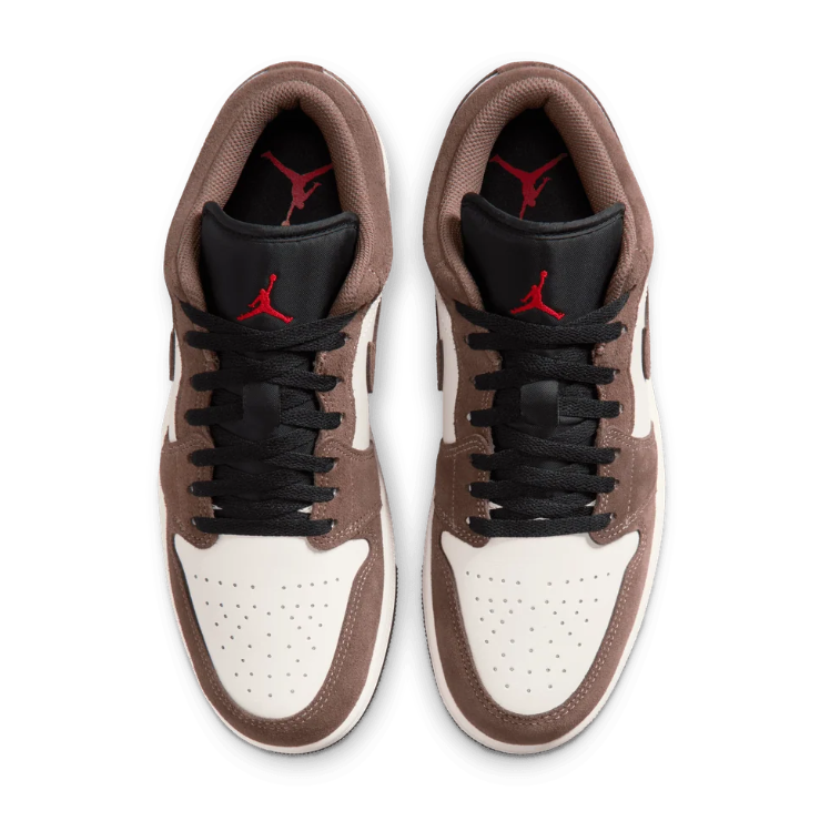 Air Jordan Low-Top Sneakers – Brown & Cream with Black Sole