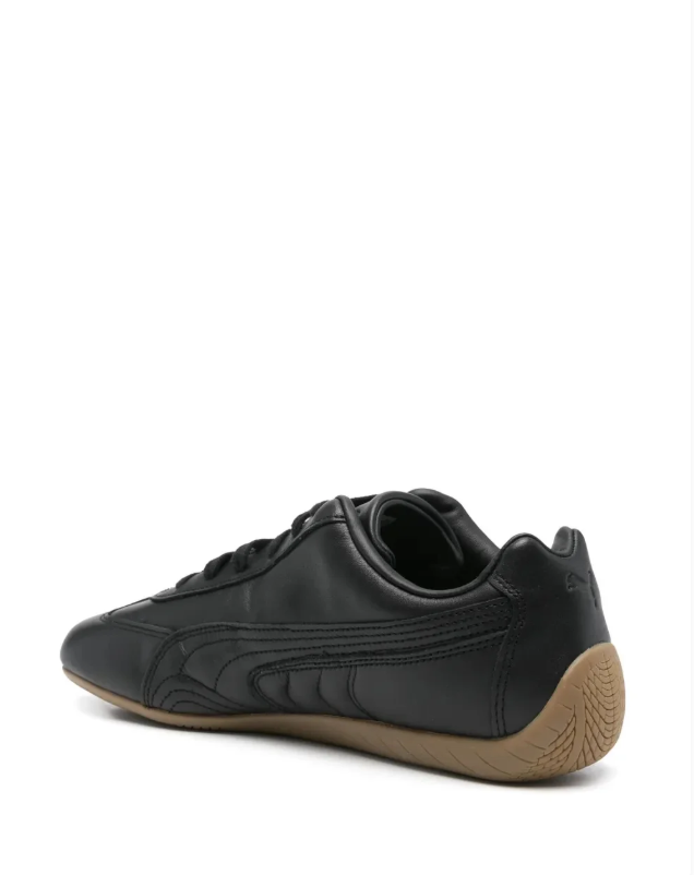 PUMA Low-Profile Sneakers – Black with Rubber Sole