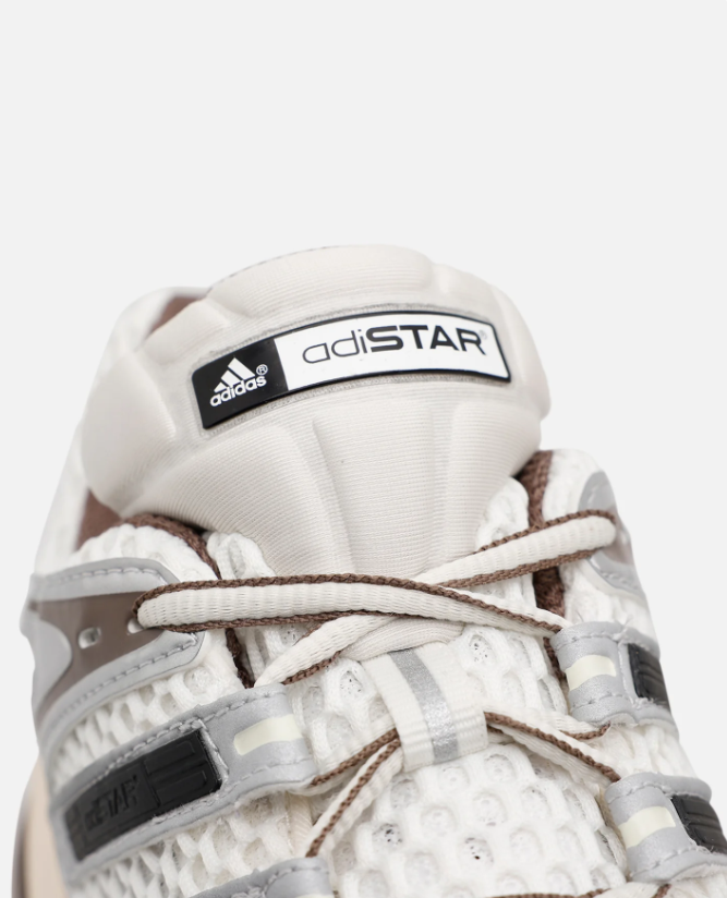adidas Retro Mesh Sneakers – Silver, White & Brown