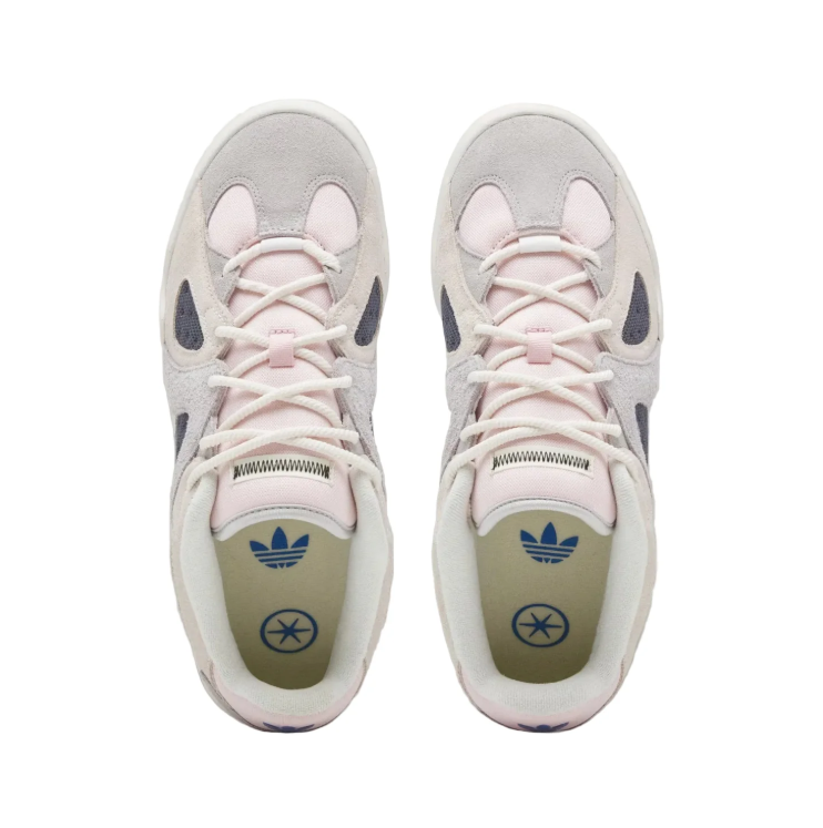 adidas Paneled Low-Top Sneakers – Off-White & Gray