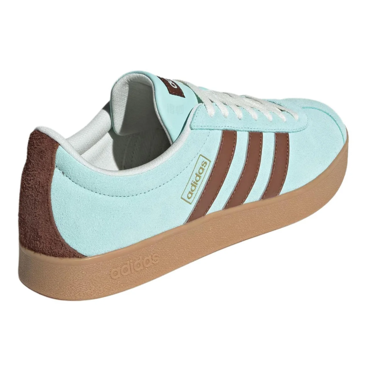 adidas Retro Low-Top Sneakers – Mint Blue & Brown