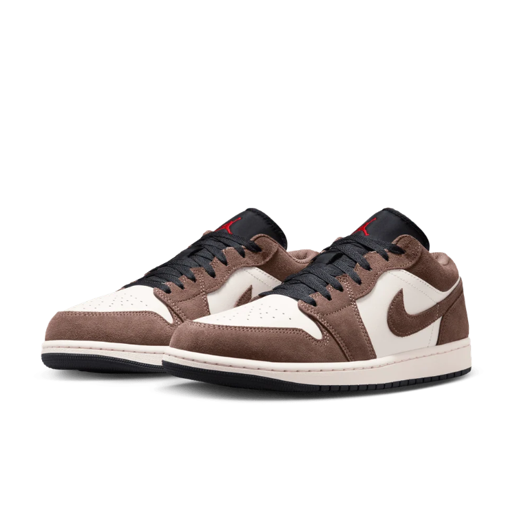 Air Jordan Low-Top Sneakers – Brown & Cream with Black Sole