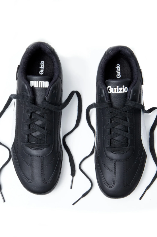 PUMA Low-Profile Sneakers – Black & White