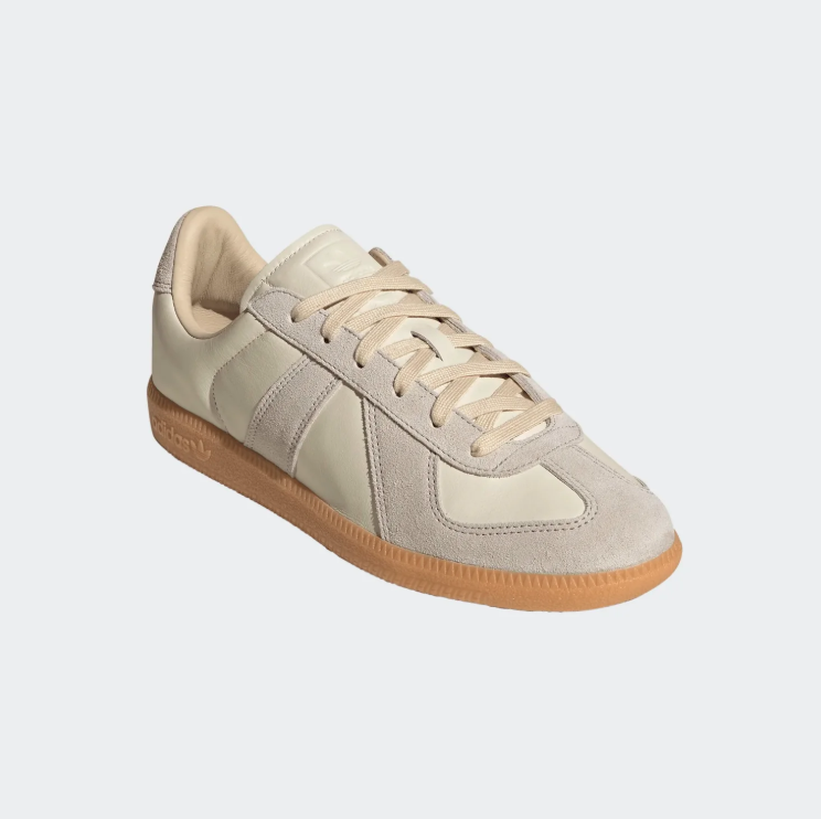 adidas Retro Low-Top Sneakers – Cream & Light Gray