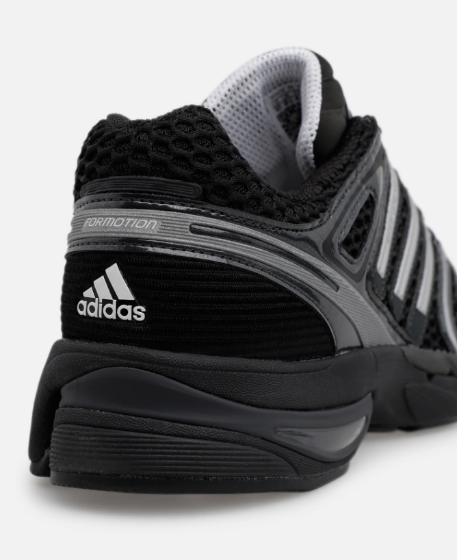 adidas Retro Mesh Sneakers – Black & Silver