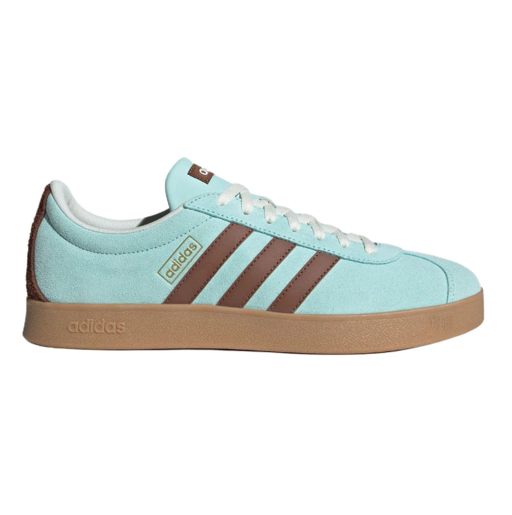 adidas Retro Low-Top Sneakers – Mint Blue & Brown