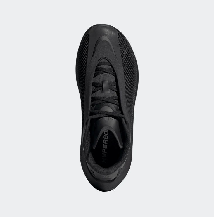 adidas Grid-Texture Thick-Sole Sneakers – All Black
